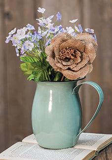 Green Enamel Pitcher - The Fox Decor